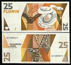 ARUBA 25 FLORIN P-8 1990 NETHERLANDS RATTLESNAKE UNC Animal Currency BANK NOTE