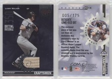 2002 Donruss Best of Fan Club Master Craftsmen Game-Used Bat Larry Walker HOF