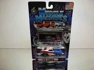 FUNLINE MUSCLE MACHINES - PLYMOUTH BARRACUDA - '70 CUDA 1:64 - UNUSED IN BLISTER - Imagen 1 de 4