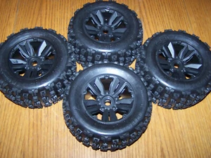 4 Arrma Kraton 6s BLX EXB Dboots Copperhead 2 Tires & 17mm Wheels Talion Outcast - Picture 1 of 5