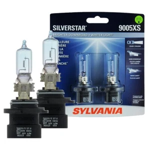 SYLVANIA 9005XS SilverStar High Performance Halogen Headlight Bulb, 2 Bulbs - Picture 1 of 8