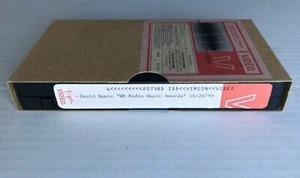 DAVID BOWIE 1999 WB Radio Music Awards LAS VEGAS Virgin PROMO In-House VHS Video - Picture 1 of 2