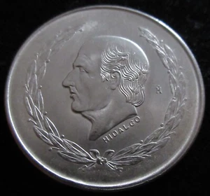 MDS MEXIKO MEXICO CINCO 5 PESOS 1952 "HIDALGO", SILBER #J - Bild 1 von 2
