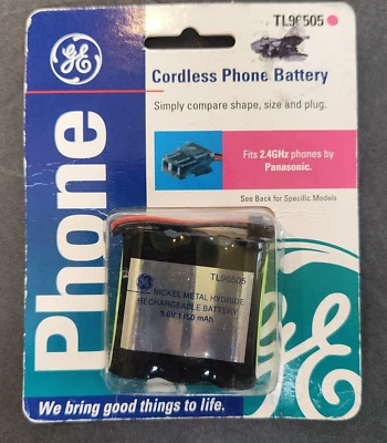 TL96505 GE Cordless Phone Battery 3.6V/1150mAh NiMH - For Panasonic 2.4Hz Phones - Image 1 of 4