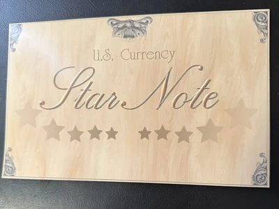 1995 UNC $5 Star Notes -Matching SN 00018859 Original BEP Package - Image 1 of 2