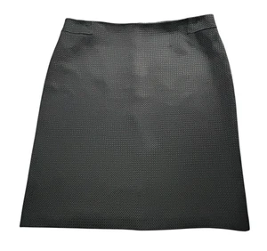 Ann Taylor Career Essentials Skirt Womens Size 14 Navy Blue Lined Back Zipper - Picture 1 of 10