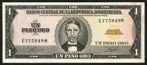 Dominican Republic Series 1977 1 Peso Oro - Pick 108c - Picture 1 of 2