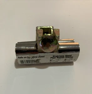 Sioux Chief Manufacturing Co. Stainless Steel Repair Clamp 1/2"x3" - Picture 1 of 3