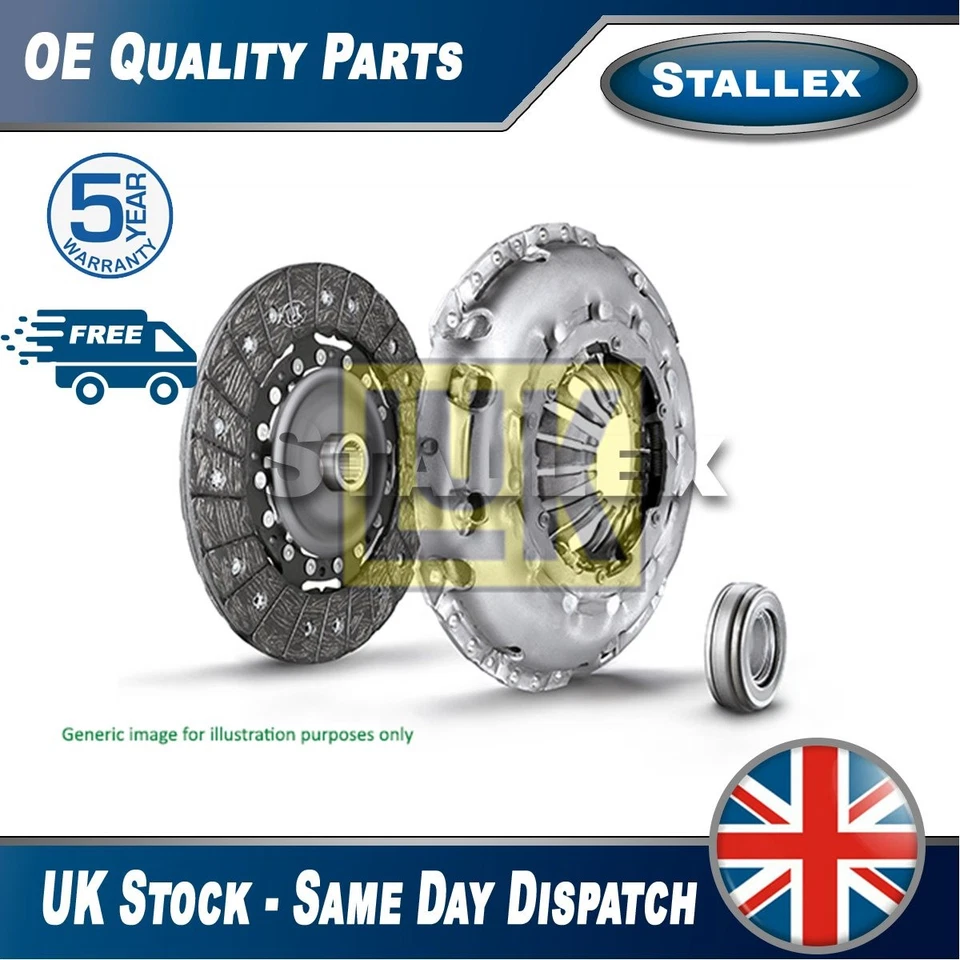 Fits Kia Sorento 2003-2011 2.5 CRDi + Other Models 3PC Clutch Kit Stallex — 第 1/4 张图片