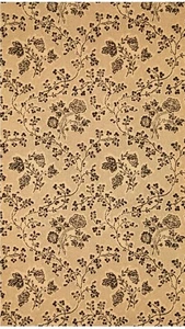 Waterhouse Wallhangings Cape Cod Floral WH209 CHARCOAL/MUSTARD Double Roll 14yrd - Picture 1 of 4