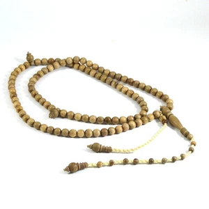 99 Beads Natural Dewandaru Wood Tasbih Genuine Handmade Islamic Prayer Beads - Picture 1 of 5