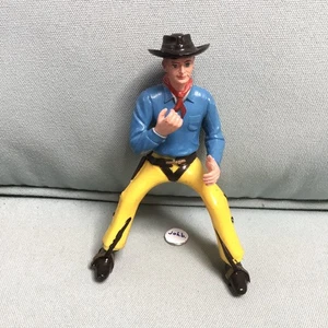 Vintage Cowboy Hartplastik Spielzeug Made in Hong Kong - Bild 1 von 13