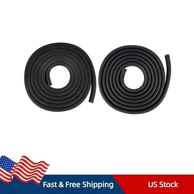 Extended Cab Door Seal SET Weatherstrip Fit 2000-2007 GMC Sierra 1500 2500 3500 - Imagem 1 de 4