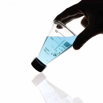 Erlenmeyer flask Laboratory glassware screw solvent 50-1000ml Chemistry GL45 - Image 1 of 4