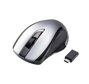 ELECOM USB-Type-C 5 buttons BlueLED Mouse M-BL26DBCBK  F/S w/Tracking# Japan new - Picture 1 of 10