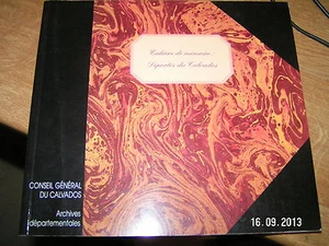 Cahiers de Memoire Déportés du Calvados Archives departementales - Imagen 1 de 1