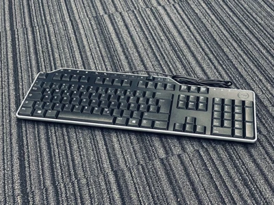 Dell KB522 GERMAN Wired Multimedia USB Keyboard (Black) - Image 1 of 2