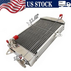 Aluminum Radiator For 1987-2006 Yamaha BANSHEE YFZ350 1988 1989 03 Polished ATV - Picture 1 of 13
