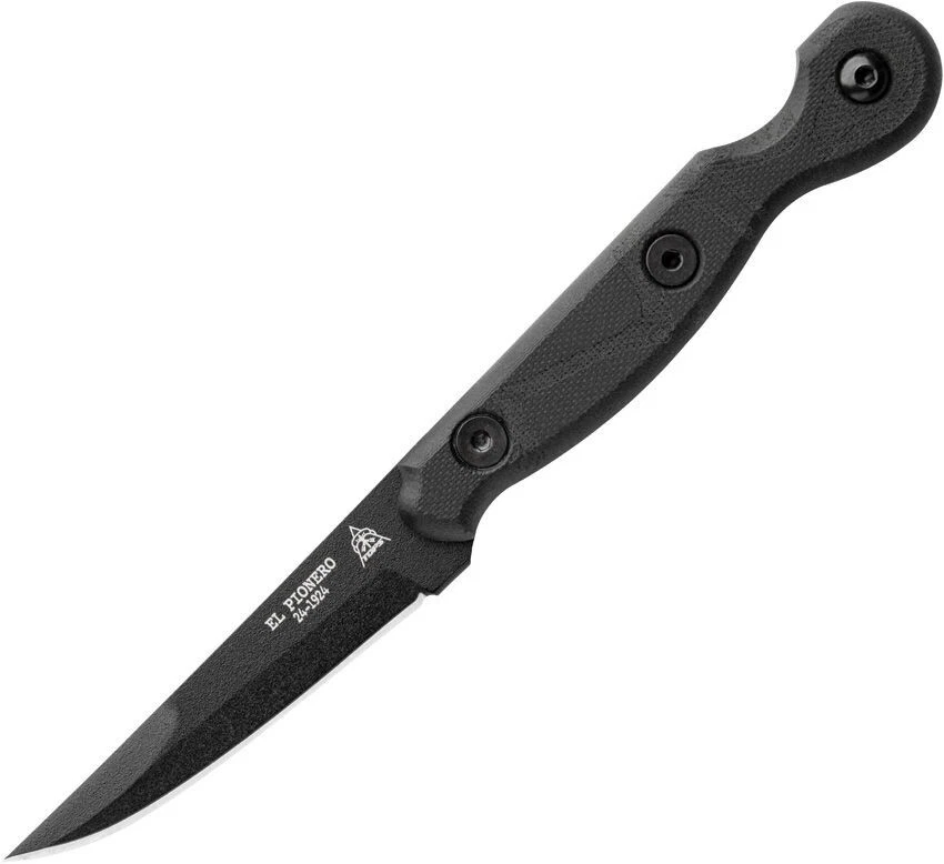 TOPS Knives Al Mar Mini Sere Operator Black G10 Spear PT Fixed Knife 9" AMAR01