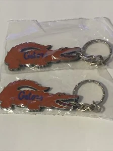 Two (2) Vintage NOS 1980 University of Florida￼ Gators 🐊Keychains - Picture 1 of 10