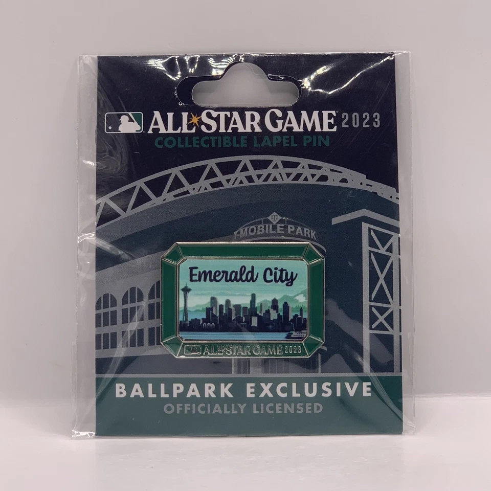 2023 ALL STAR GAME EMERALD CITY SEATTLE BALLPARK EXCLUSIVE COLLECTIBLE LAPEL PIN - Image 1 of 1