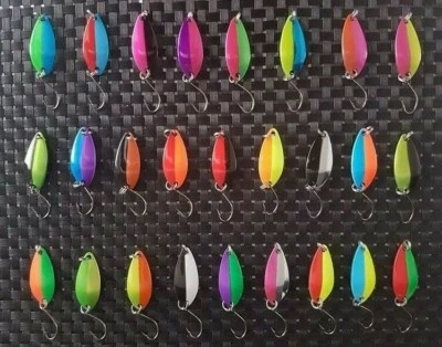 Mini Blinker Forellenblinker Japanblinker Trout Spoon 26 Farben 3,5g Gamakatsu - Bild 1 von 4
