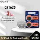 2 X Sony Cr-1620 3V Pila Batteria Tonda Bottone Litio 1620 Cr Br Dl Ecr Kcr Lm