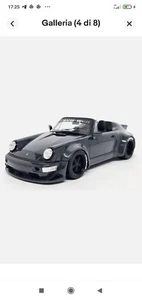 Modellino Porsche 911 Speedster RWD in Ferro e Resina Scala 1:24 Rosso - Foto 1 di 1