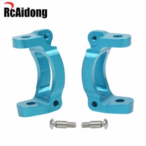 Cubos delanteros en C de aluminio para Tamiya DF-02 TT-02B TT-02BR piezas de actualización de coche buggy de radiocontrol - Imagen 1 de 10