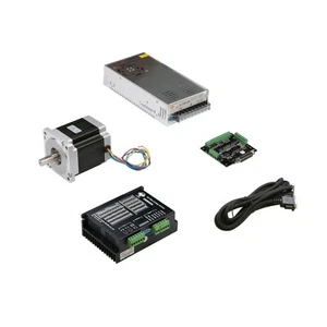 US SHIP! 1Axis Nema34 Stepper Motor 34HS9456 965oz.in 5.6A 99mm Driver CNC KIT - Picture 1 of 11