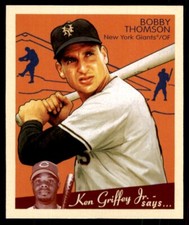 2008 Upper Deck Goudey Mini Red Back Bobby Thomson Giants #217 *Noles2148*