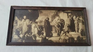  CAMPBELL ART CO Elizabeth NJ Framed Print CAPTIVE ANDROMACHE Apograph Embossed  - Picture 1 of 8