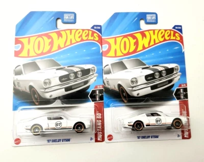 Hot Wheels ’67 Shelby GT500 White #161 161/250 - 2025 Mustang 60 -2pcs - Изображение 1 из 2