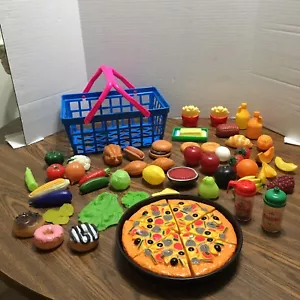 Play Food DEEP DISH PIZZA MIT PFANNE - Obst - Gemüse - Fleisch - Donuts & mehr 60-teiliges Set - Bild 1 von 14