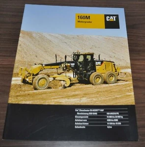Motoniveladora Caterpillar 160M Especificación Cat Folleto Folleto - Imagen 1 de 11