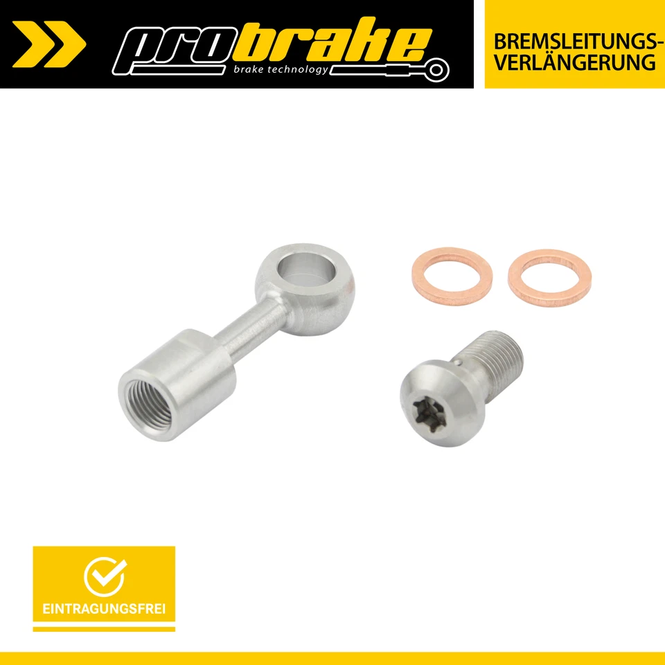 PROBRAKE Universal-Adapter Kit zur Verlängerung von Hydraulischen Bremsleitungen und Kupp