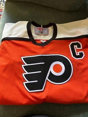 CCM Philadelphia Flyers Jersey Stitched Men L Vintage Eric Lindros 88 - Image 1 of 4