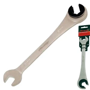 Neilsen 16mm Flare Nut Wrench Ratchet & Standard Open Ended Brake Pipe Spanner - Picture 1 of 3