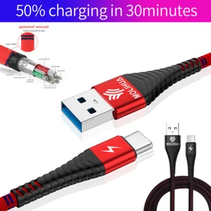 Typ C Ladekabel- USB C Kabel kompatibel mit Samsung, Xiaomi, Huawei Tablet 2M - Bild 1 von 13