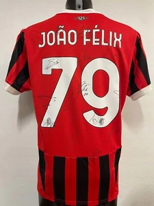 MAGLIA HOME SERIE A "JOAO FELIX 79" AUTOGRAFATA AC MILAN 2024/2025 - Picture 1 of 2