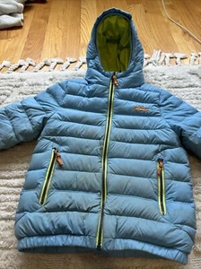 Stio Kids Blue Hooded Jacket Size 8 - Picture 1 of 2
