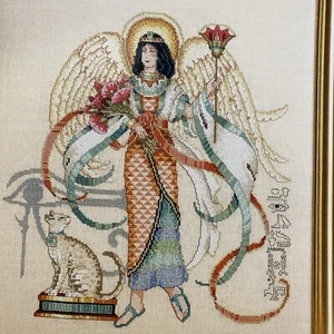 Egyptian Angel American School of Needlework Baatz Cross Stitch booklet #3741 - Picture 1 of 8