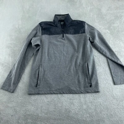 Eddie Bauer Mens LT Gray & Black Pullover Jacket 5453 - Image 1 of 4