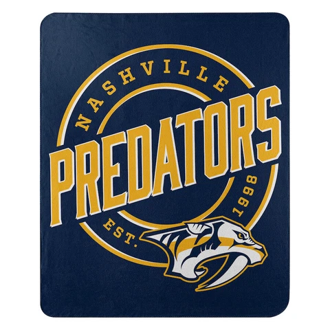 Nashville Predators Blanket Fleece Throw 50  x 60 Cover