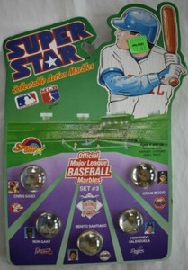 1990 Super Star Major League Baseball Marbles Set 3