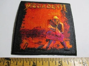 Megadeth Peace Sells Patch C& D Visionary Music Rock Band 2 3/4 x 2 3/4 Inches - Picture 1 of 4