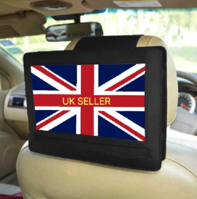 BIG Rear Car Headrest Mount 10inch Swivel Flip Tilt Portable DVD Player Holder  - Image 1 of 4