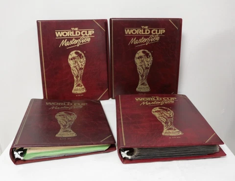 1986 World Cup Football Masterfile Stamp Collection Philatelic x 4 Folders Fifa Cover
