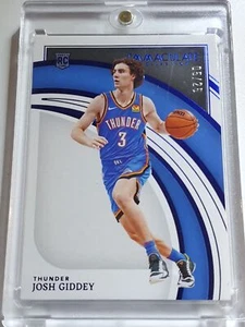 2021 Panini Immaculate Josh Giddey RC #29 BLUE /25 RC - Ready to Grade - Picture 1 of 3