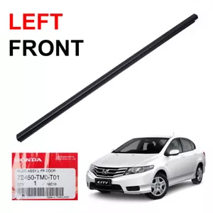 Front Lh Outer Weatherstrip Seal Rubber Door Black For Honda City 2010 2014 - Picture 1 of 8
